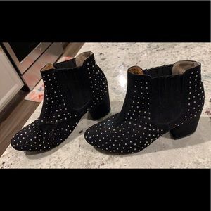 Black Studded Booties